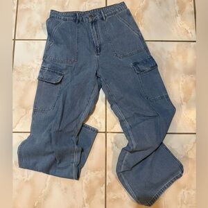 Women’s Shein Blue Cargo Jeans